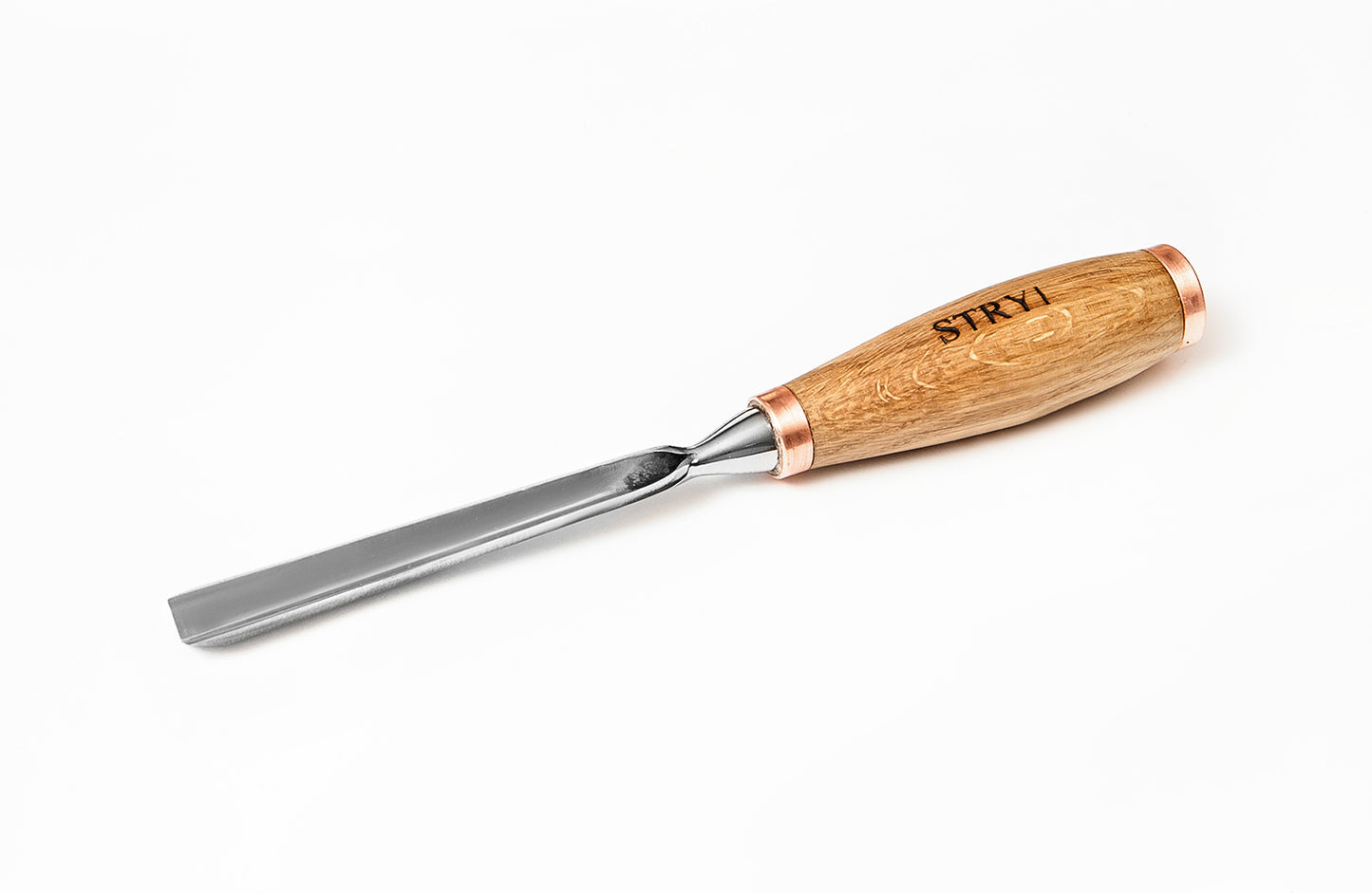 Large sculpture chisel, V-tool 90 degrees, Heavy-duty gouge STRYI Profi, V-parting chisel, Carpentry tool, Making furniture